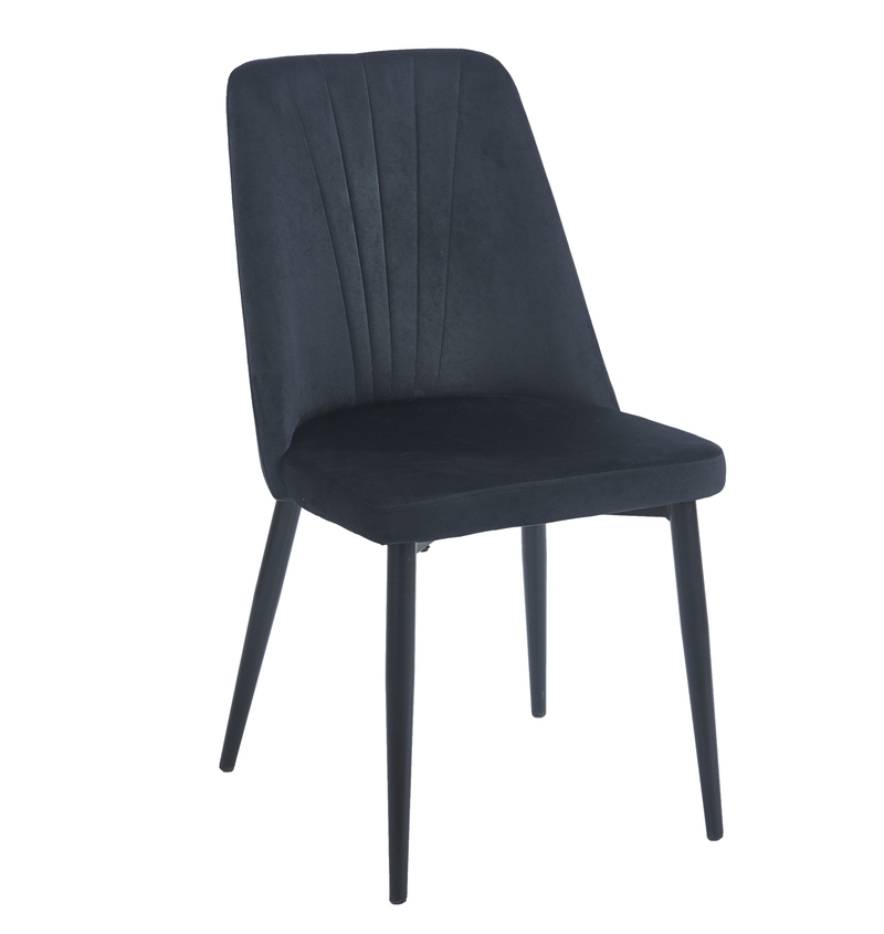 BLACK VELVET/PU ΚΑΡΕΚΛΑ ΜΕΤΑΛΛΙΚΗ 1