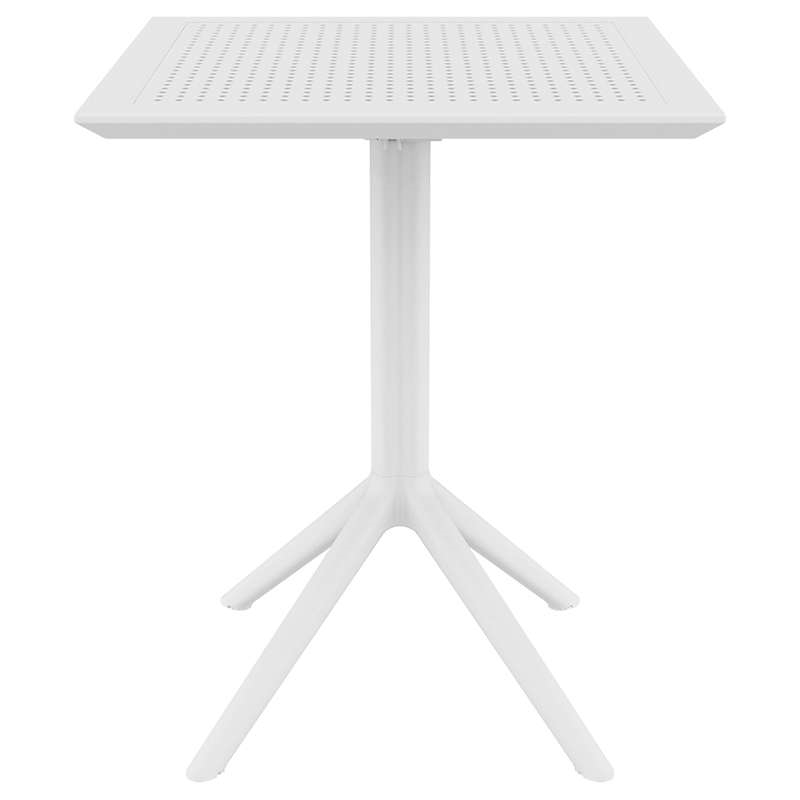 WHITE 60Χ60X74εκ. ΤΡΑΠΕΖΙ ΠΤΥΣ/ΝΟ ΠΟΛ/ΝΙΟΥ 1