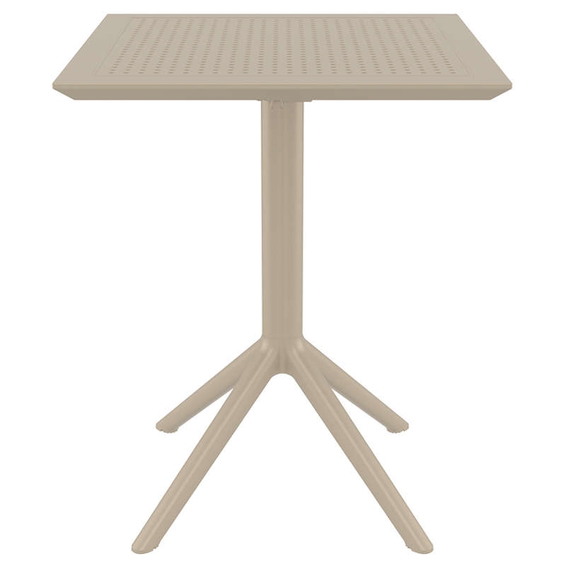 TAUPE 60Χ60X74εκ. ΤΡΑΠΕΖΙ ΠΤΥΣ/ΝΟ ΠΟΛ/ΝΙΟΥ 1