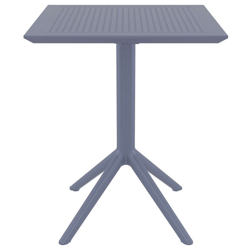 DARK GREY 60Χ60X74εκ. ΤΡΑΠΕΖΙ ΠΤΥΣ/ΝΟ ΠΟΛ/ΝΙΟΥ 1