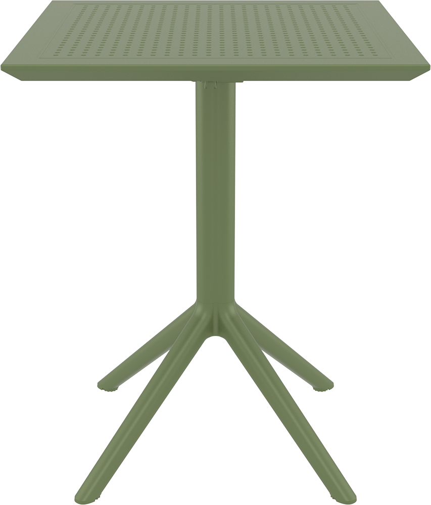 OL.GREEN 60Χ60X74εκ. ΤΡΑΠΕΖΙ ΠΤΥΣ/ΝΟ ΠΟΛ/ΝΙΟΥ 1