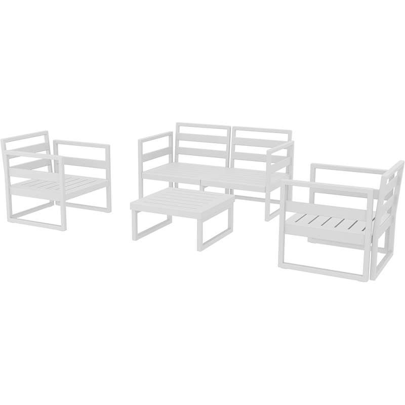 SET 2ΘΕΣ.WHITE ΧΩΡΙΣ ΜΑΞ.(2ΘΕΣ.+2ΠΟΛ.+ΤΡΑΠ 65εκ.) 1