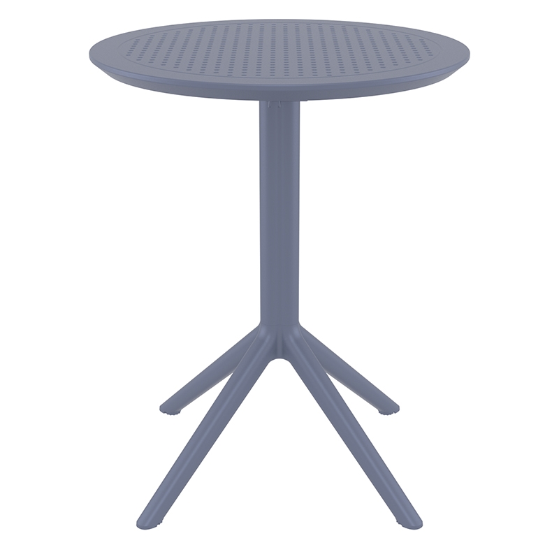 DARK GREY Φ60X74εκ. ΤΡΑΠΕΖΙ ΠΤΥΣ/ΝΟ ΠΟΛ/ΝΙΟΥ 1