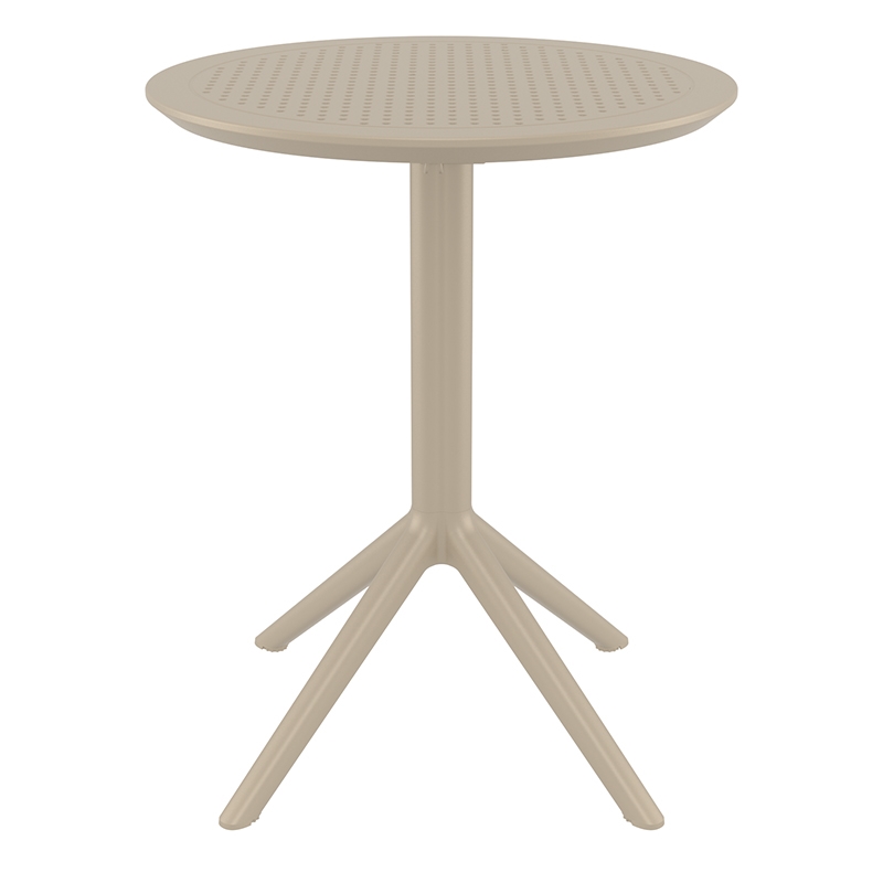 TAUPE Φ60X74εκ. ΤΡΑΠΕΖΙ ΠΤΥΣ/ΝΟ ΠΟΛ/ΝΙΟΥ 1