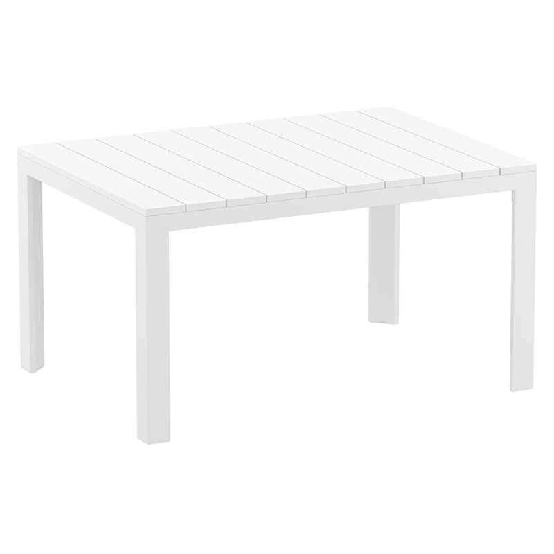 WHITE 100X140/210Χ76εκ. ΕΠΕΚΤ.ΤΡΑΠΕΖΙ ΠΟΛ/ΝΙΟΥ 1