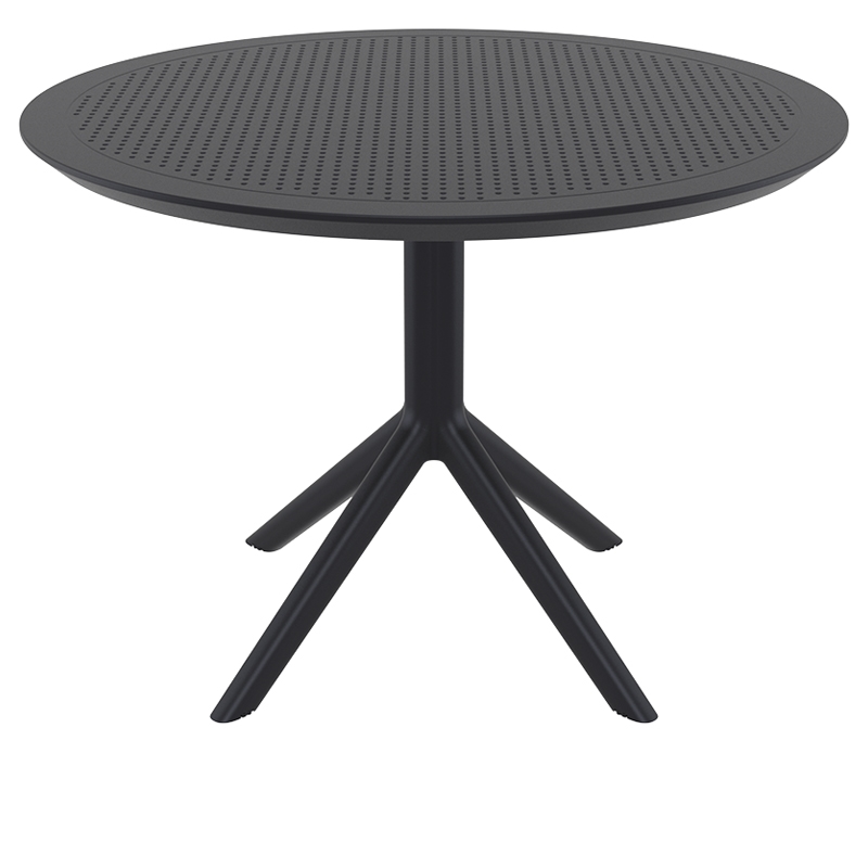 BLACK Φ105X74εκ. ΤΡΑΠΕΖΙ ΠΟΛ/ΝΙΟΥ 1