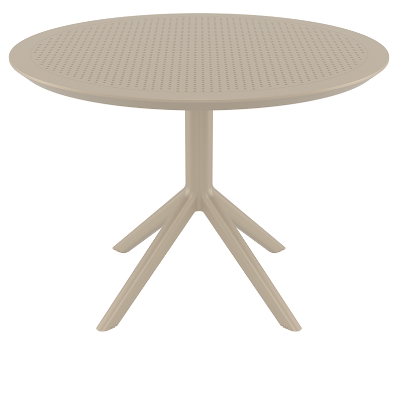 TAUPE Φ105X74εκ. ΤΡΑΠΕΖΙ ΠΟΛ/ΝΙΟΥ 1