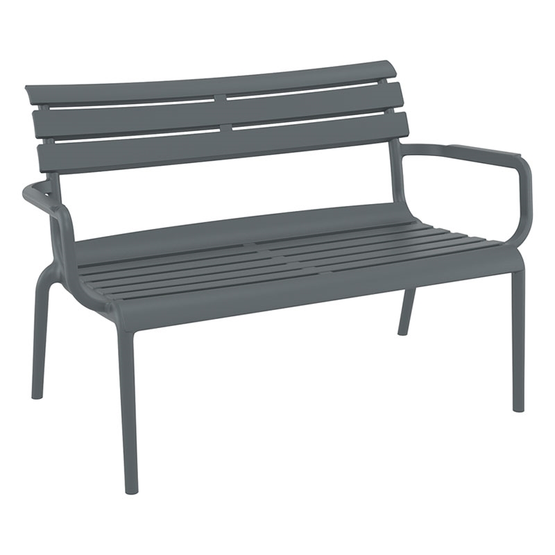 ΚΑΝΑΠΕΣ DARK GREY 116X70X75εκ. ΠΟΛ/ΝΙΟΥ 1