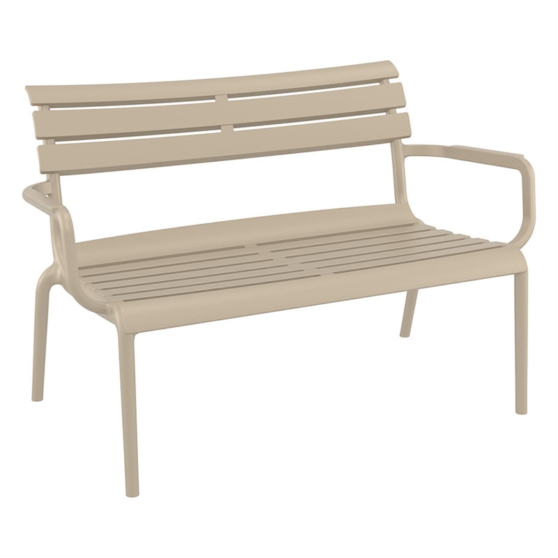 ΚΑΝΑΠΕΣ TAUPE 116X70X75εκ. ΠΟΛ/ΝΙΟΥ 1