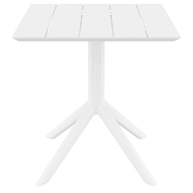 WHITE 70X70X74εκ. ΤΡΑΠΕΖΙ ΠΟΛ/ΝΙΟΥ 1