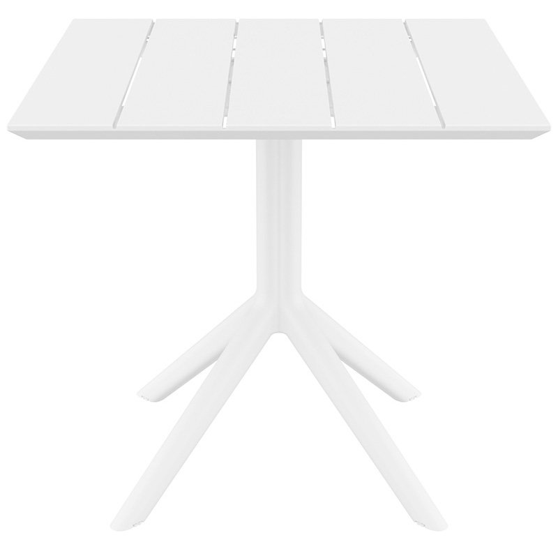 WHITE 80X80X74εκ. ΤΡΑΠΕΖΙ ΠΟΛ/ΝΙΟΥ 1