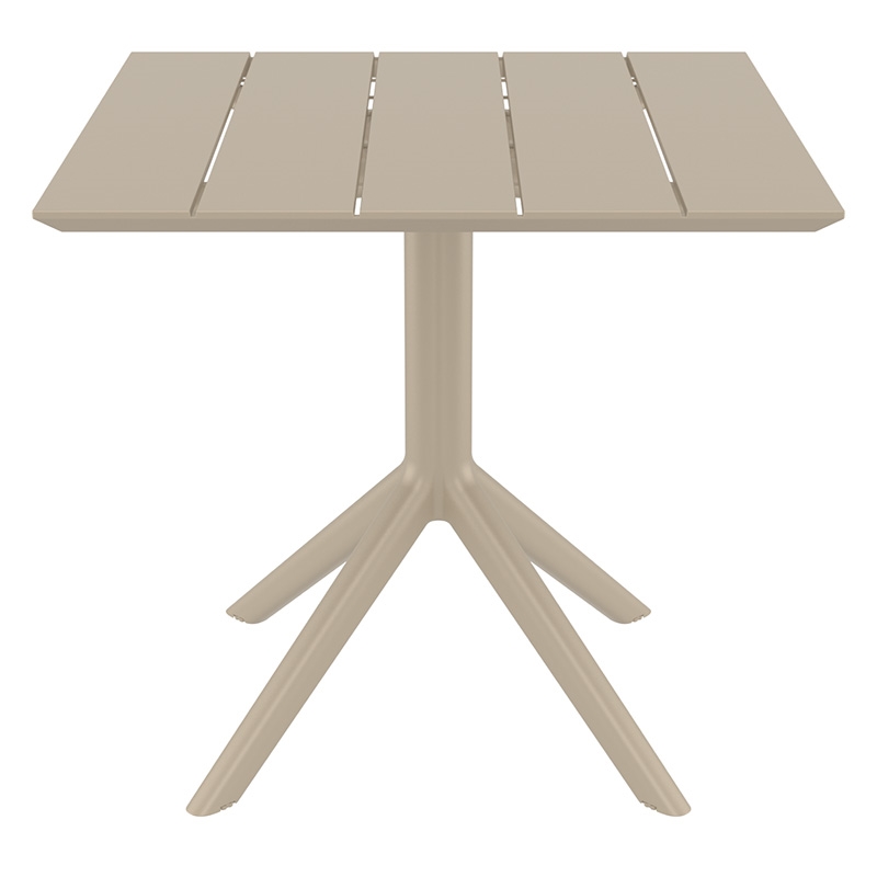 TAUPE 80X80X74εκ. ΤΡΑΠΕΖΙ ΠΟΛ/ΝΙΟΥ 1