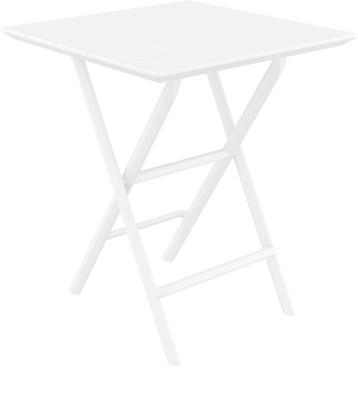 WHITE 60Χ60X74εκ. ΤΡΑΠΕΖΙ ΠΤΥΣ/ΝΟ ΠΟΛ/ΝΙΟΥ 1