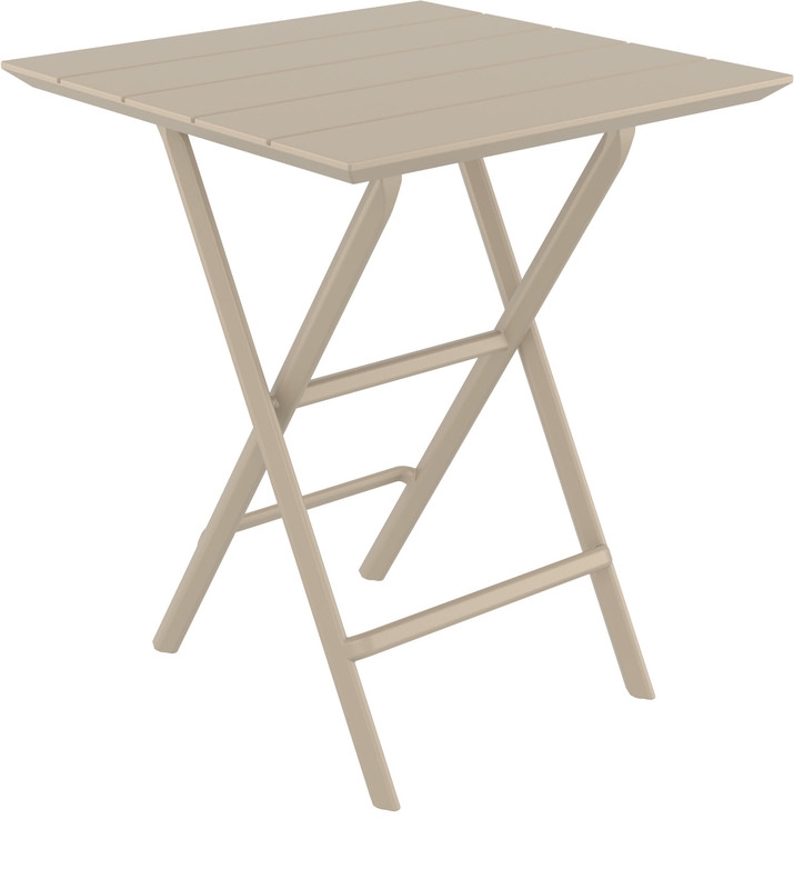 TAUPE 60Χ60X74εκ. ΤΡΑΠΕΖΙ ΠΤΥΣ/ΝΟ ΠΟΛ/ΝΙΟΥ 1