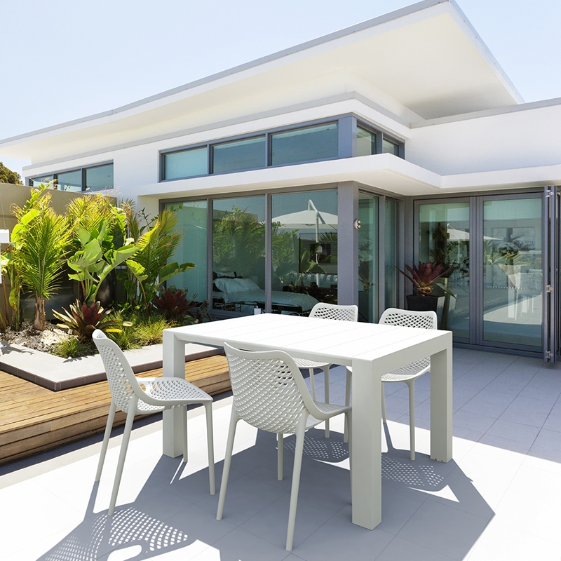 Σετ Τραπεζαρίας 5τμχ  Air White 100X100/140Χ75εκ. 1