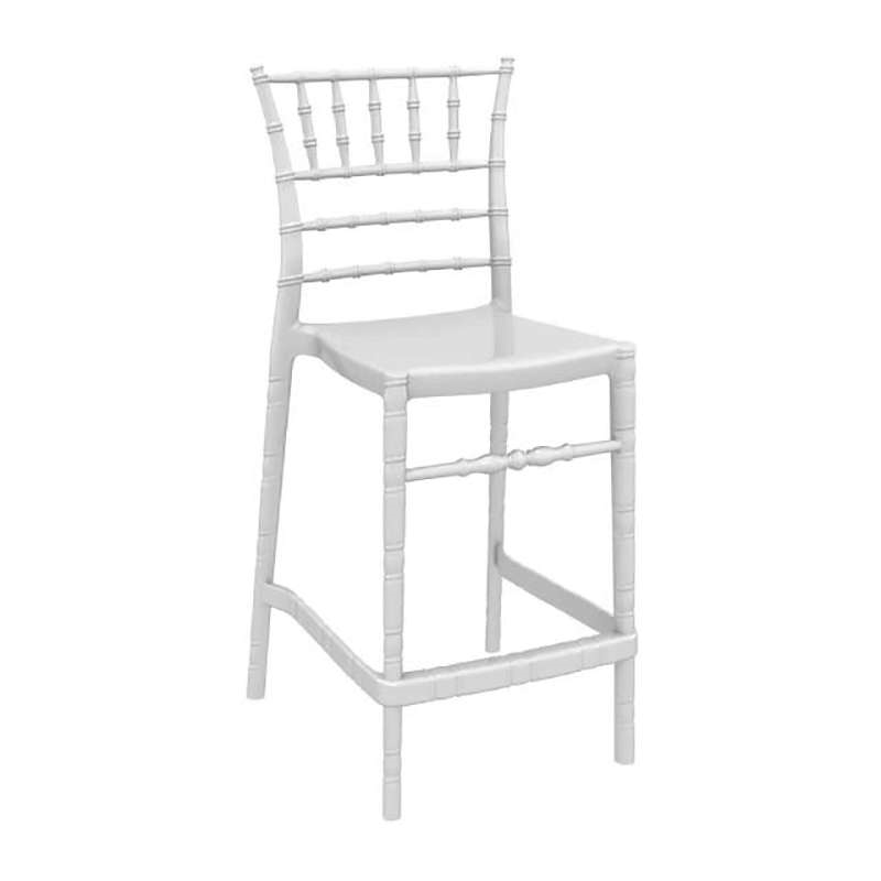 CHIAVARI 65εκ.ΣΚΑΜΠΟ(Σ4)GLOSSY WHITE 1