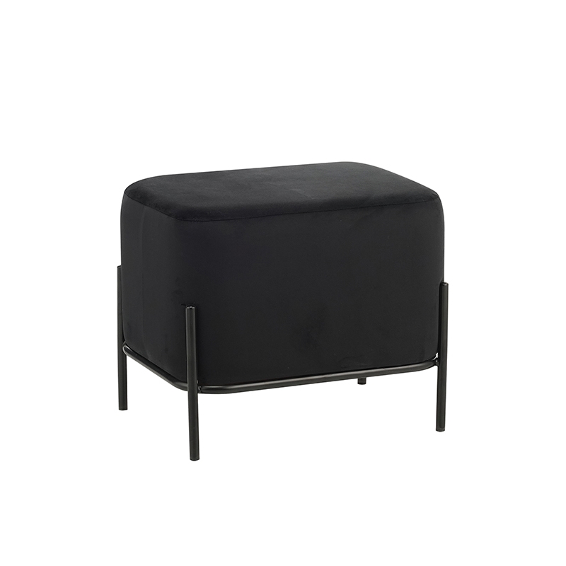 ΣΚΑΜΠΟ BLACK VELVET ΥΦΑΣΜΑ 48X37Χ39εκ. 1