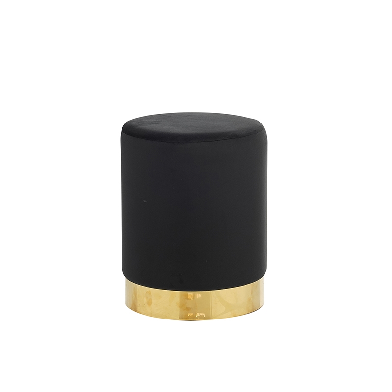 ΣΚΑΜΠΟ BLACK VELVET ΥΦΑΣΜΑ Φ.34Χ42εκ. 1