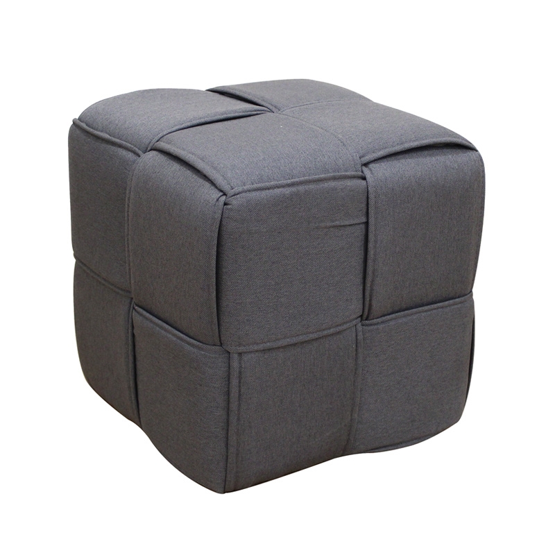 ΣΚΑΜΠΟ GREY ΥΦΑΣΜΑ 40X40X40εκ. 1