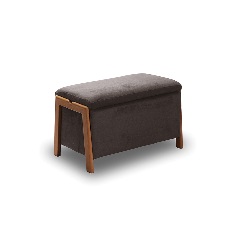 DALI ΣΚΑΜΠΟ VELVET BROWN ΜΕ ΑΠΟΘ. ΧΩΡΟ 75X42X44εκ. 1