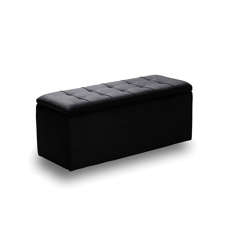 LIDO ΣΚΑΜΠΟ VELVET BLACK ΜΕ ΑΠΟΘ. ΧΩΡΟ 101X41X42εκ. 1