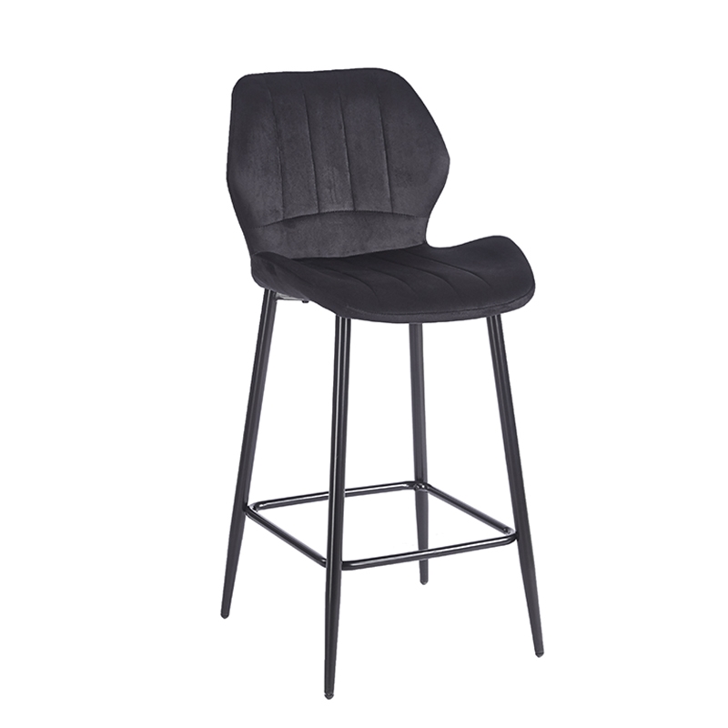 DYLAN BLACK VELVET ΥΦΑΣΜΑ 65εκ. ΣΚΑΜΠΟ ΜΕΤΑΛΛΙΚΟ 46X45X65-95εκ. 1