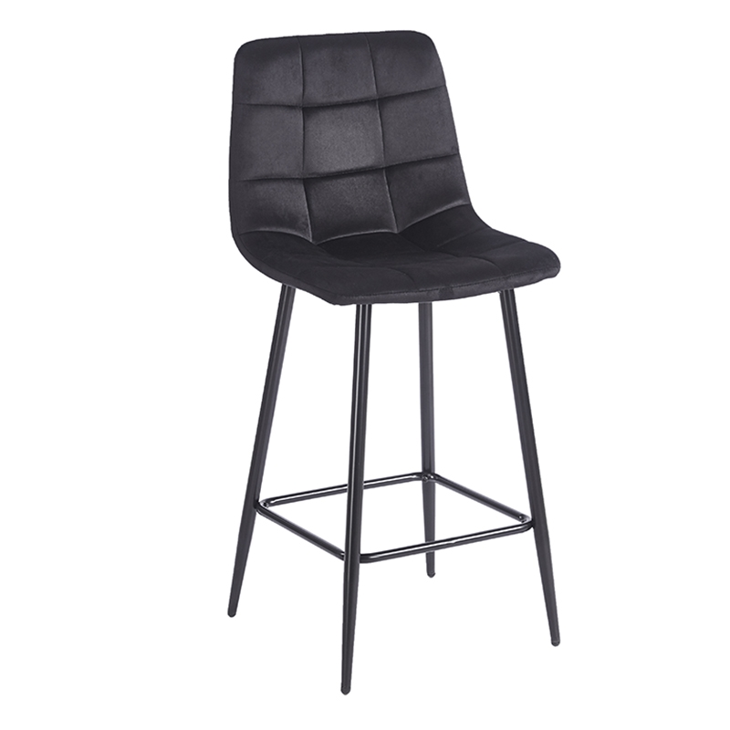 NORA BLACK VELVET ΥΦΑΣΜΑ 65εκ. ΣΚΑΜΠΟ ΜΕΤΑΛΛΙΚΟ 45X41X65-99εκ. 1