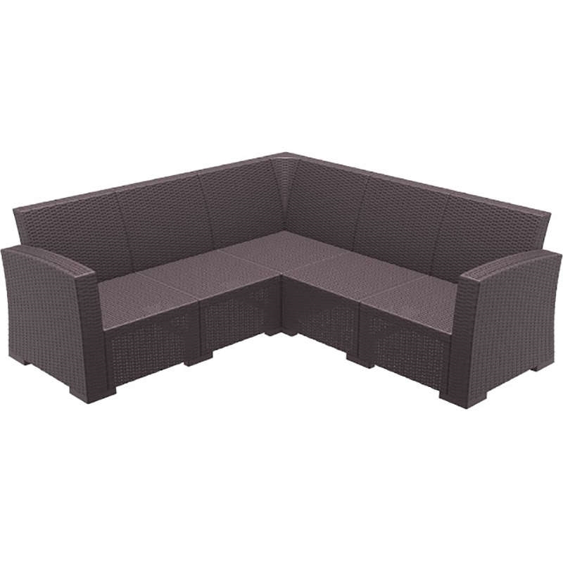 BROWN ΓΩΝΙΑ 207Χ207Χ79εκ. ΠΟΛ/ΝΙΟΥ 1