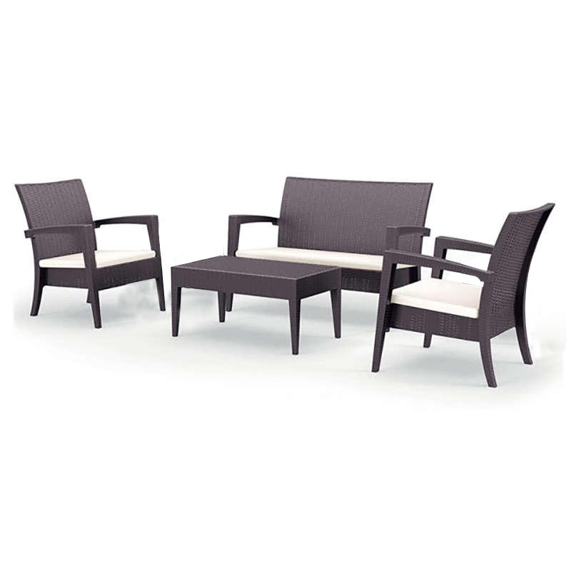 ΣΕΤ BROWN 2ΠΟ+1ΚΑ+ΤΡΑΠ.92Χ53εκ.+ΜΑΞ. ΠΟΛ/ΝΙΟΥ 1