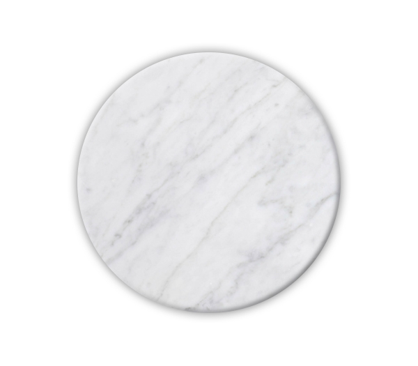Επιφάνεια Μάρμαρο Στρογγυλή Άσπρο 2