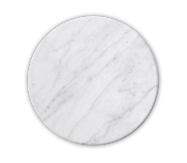 Επιφάνεια Μάρμαρο Στρογγυλή Άσπρο 2