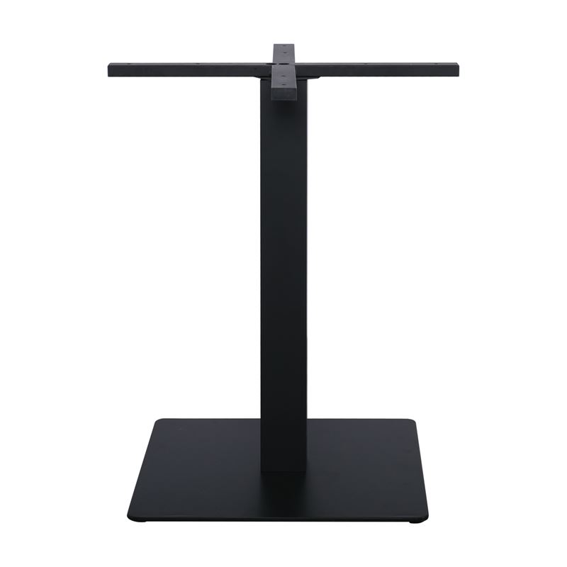 Βάση Τραπεζιού 50x50cm H.72cm Cross 60x60cm Μέταλλο Βαφή Μαύρο 1