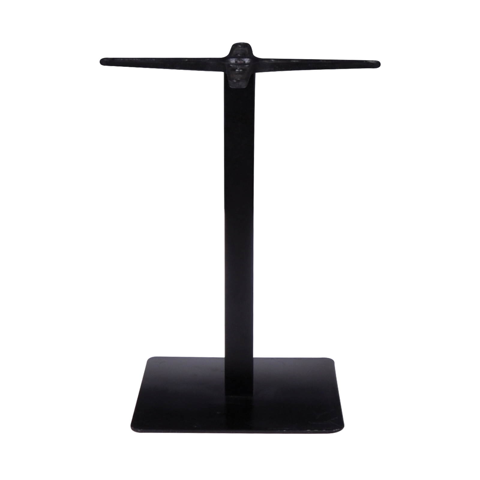 Βάση Τραπεζιού 50x50cm H.72cm Cross 60x60cm Μέταλλο Βαφή Μαύρο 2