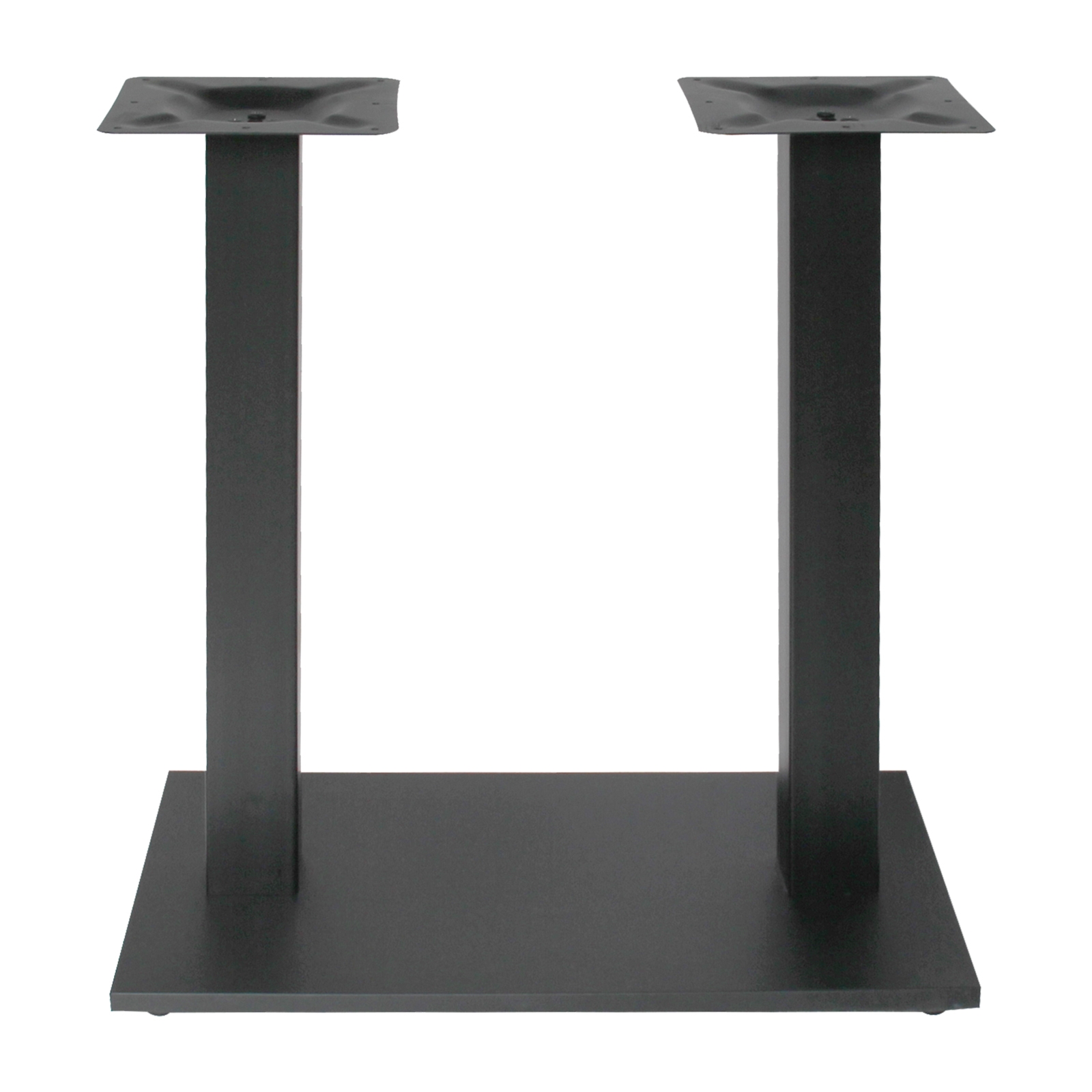 Βάση Τραπεζιού 70x40cm Μακρόστενη με ρεγουλατόρο H.72 cm Μέταλλο Βαφή Μαύρο/ 17,00Kg 2