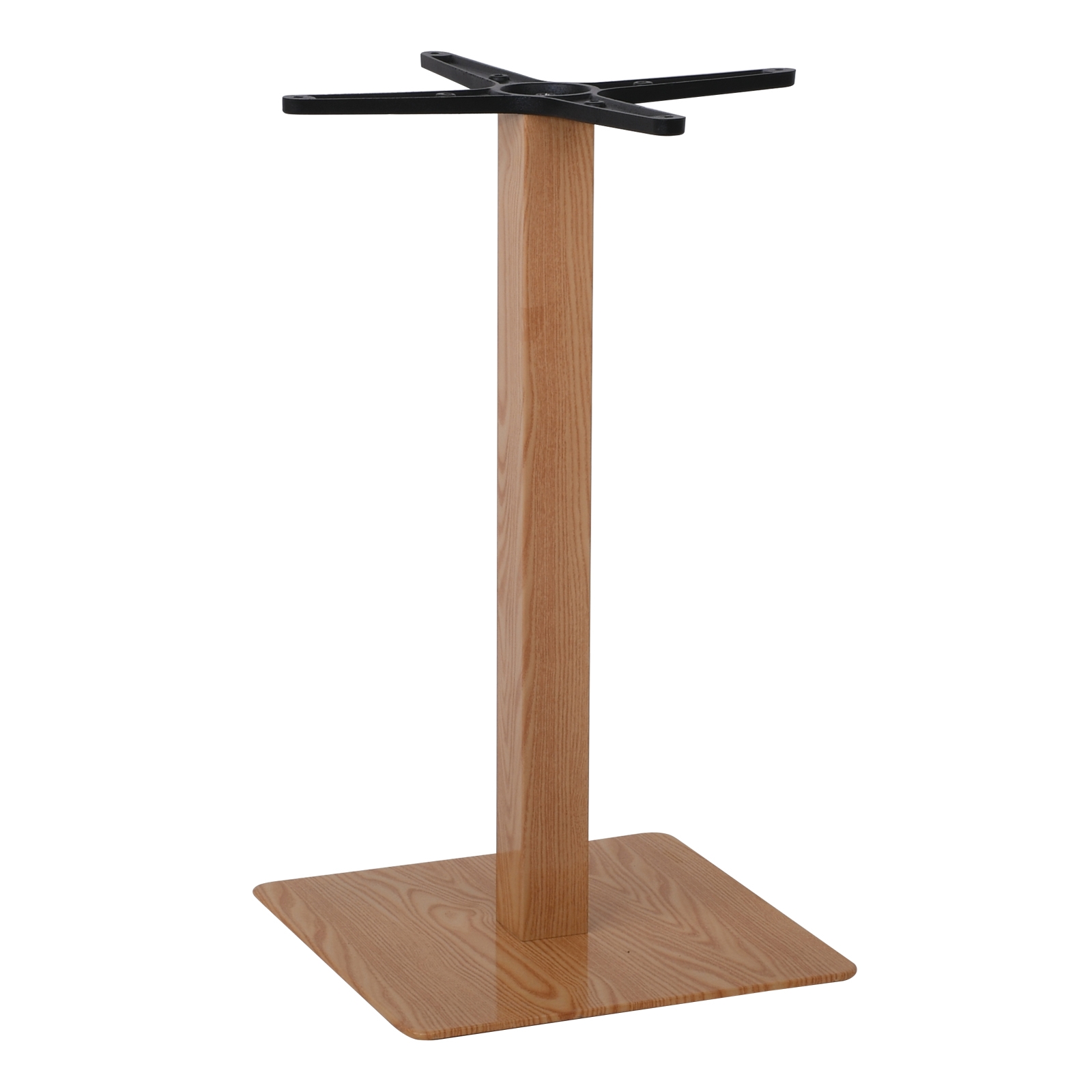 Βάση Τραπεζιού 40x40cm H.72cm Μέταλλο Βαφή Απόχρωση Ξύλου Φυσικό / 11,85kg 2