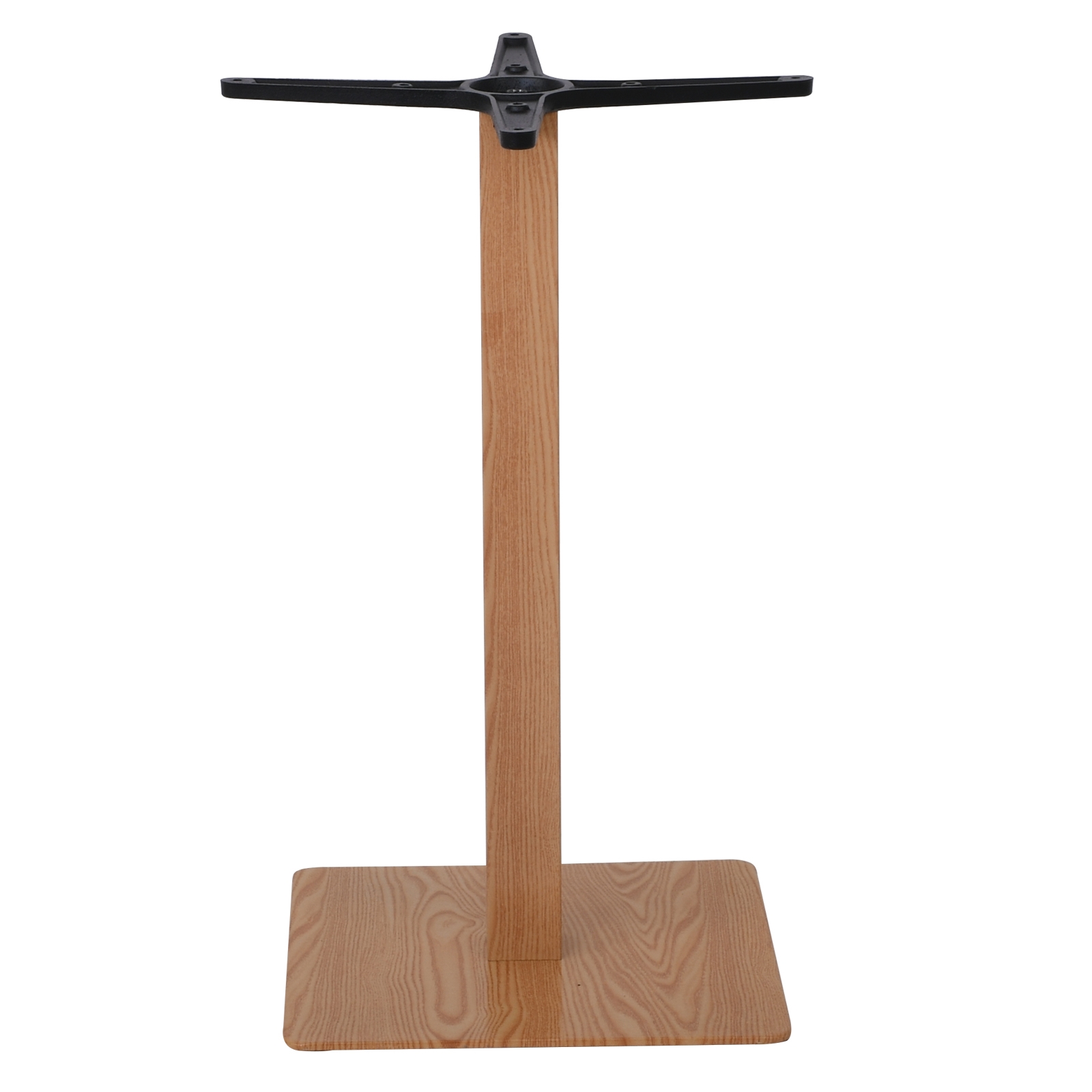 Βάση Τραπεζιού 40x40cm H.72cm Μέταλλο Βαφή Απόχρωση Ξύλου Φυσικό / 11,85kg 4