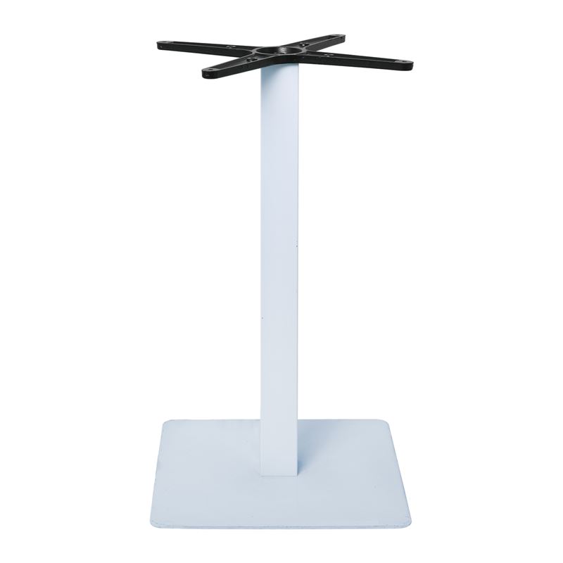 Βάση Τραπεζιού 40x40cm H.72cm Μέταλλο Βαφή Άσπρο / 11,85kg 1