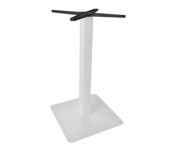 Βάση Τραπεζιού 40x40cm H.72cm Μέταλλο Βαφή Άσπρο / 11,85kg 2