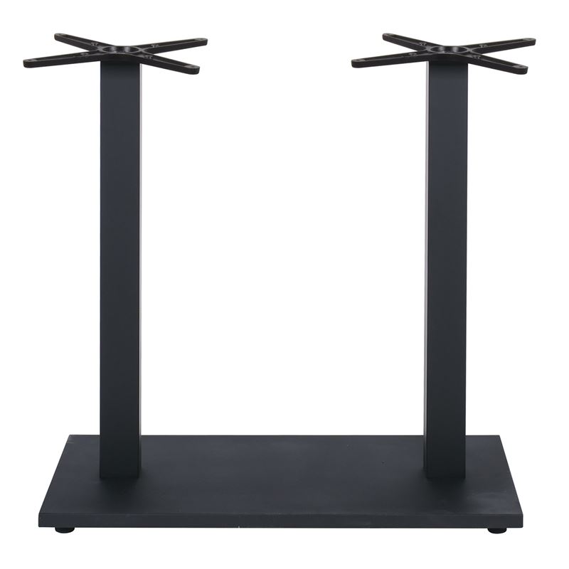 PRATO-W Βάση Τραπεζιού BAR 70x40cm H.93cm Μέταλλο Βαφή Μαύρο / 17,50Kg 1