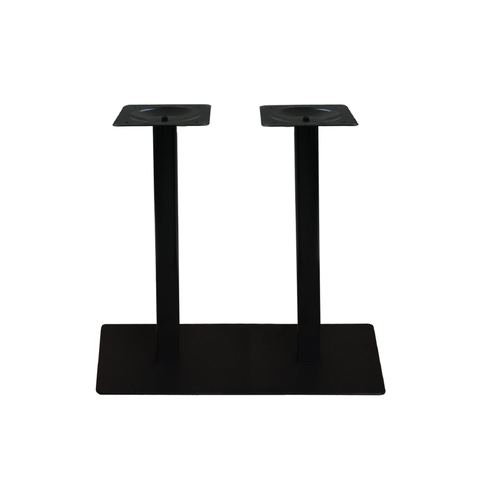 Βάση Τραπεζιού BAR Μακρόστενη 70x40cm H.108cm Μέταλλο Βαφή Μαύρο / 23,10kg 2