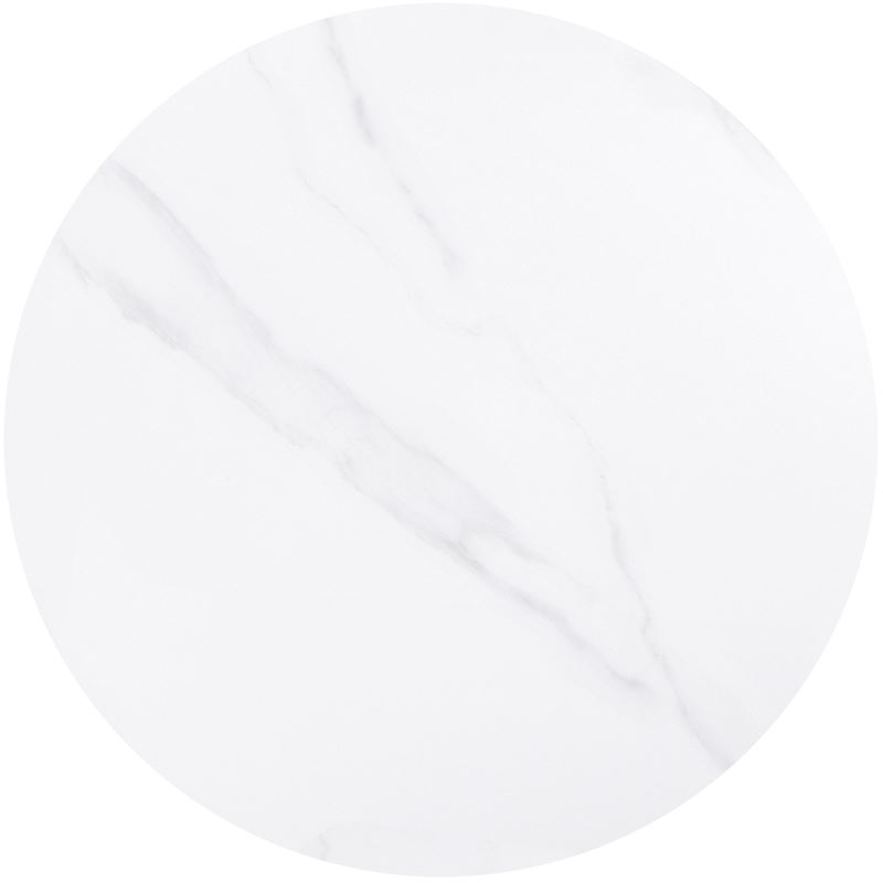Sintered Stone Επιφάνεια Τραπεζιού, Απόχρωση White Marble (MDF για στήριξη βάσης) 1