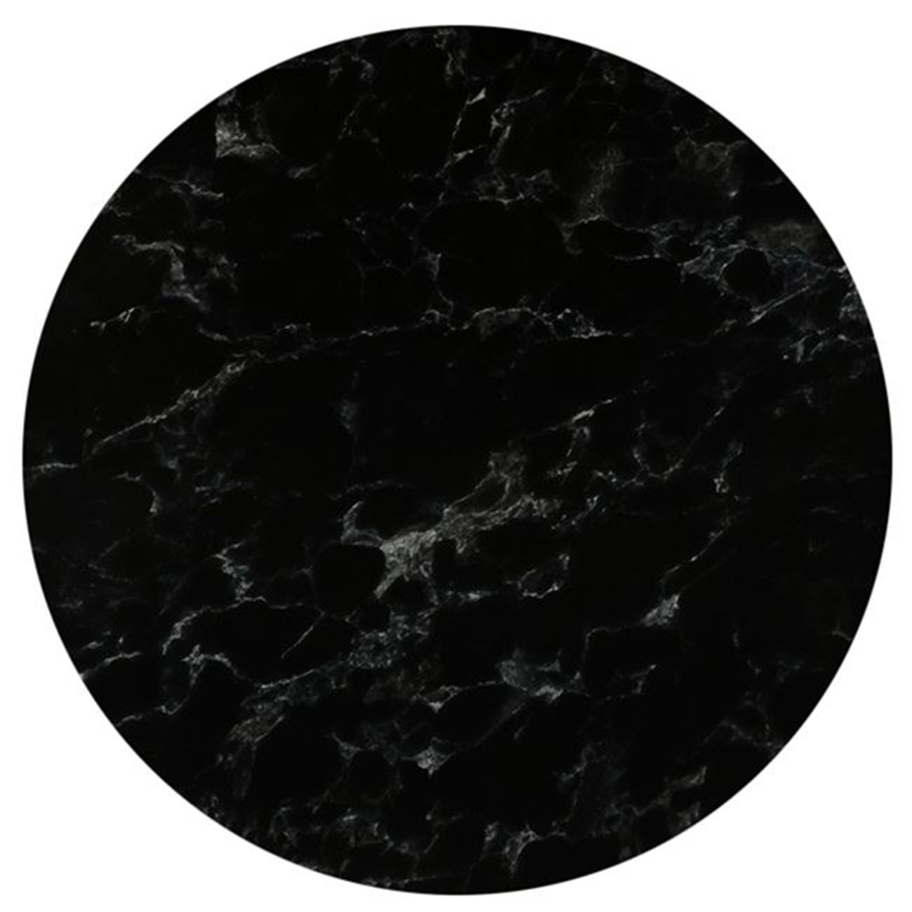 HPL (High Pressure Laminated) Επιφάνεια Τραπεζιού Απόχρωση Black Marble, Εξωτερικού χώρου 2