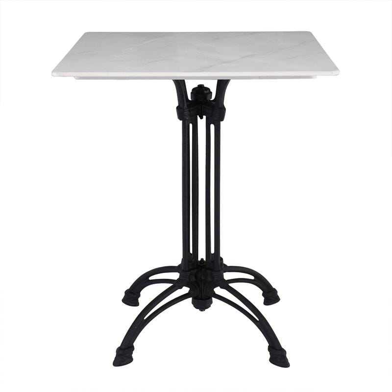 ΤΡΑΠΕΖΙ Sintered Stone-Μαντέμι Τετράνυχο, Επιφάνεια 11mm Απόχρωση White Marble 1