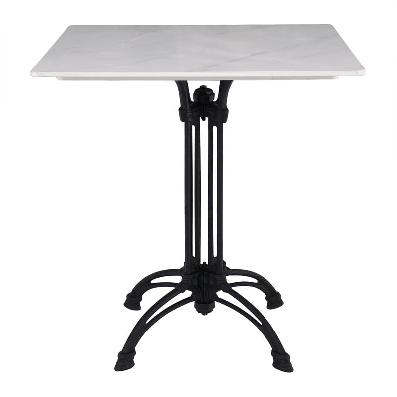 ΤΡΑΠΕΖΙ Sintered Stone-Μαντέμι Τετράνυχο, Επιφάνεια 11mm Απόχρωση White Marble 1