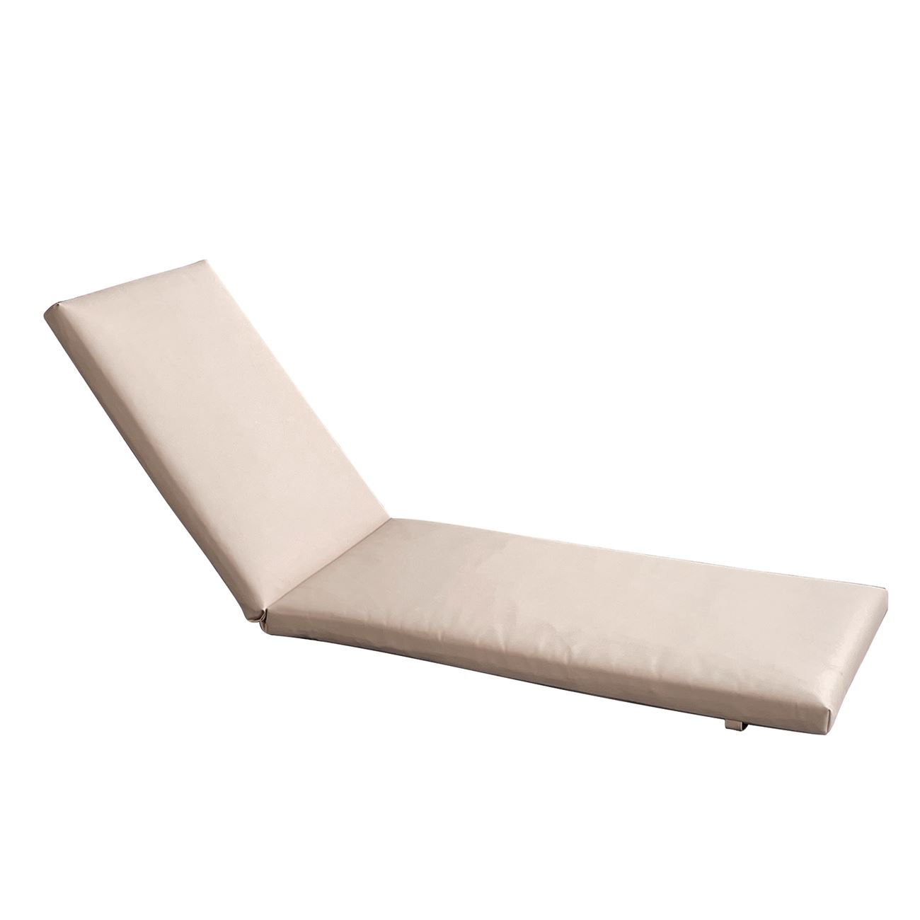 Μαξιλάρι Ξαπλώστρας PVC Μπεζ με Φερμουάρ & Velcro (Foam+Polyester) 2