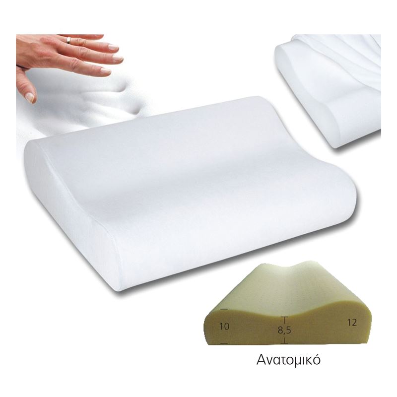 ΜΑΞΙΛΑΡΙ Ύπνου Ανατομικό Memory Foam 1