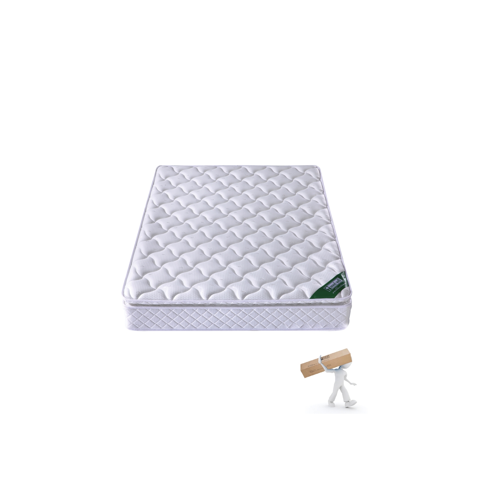 ΣΤΡΩΜΑ Pocket Spring με Ανώστρωμα Memory Foam (Roll Pack) 2