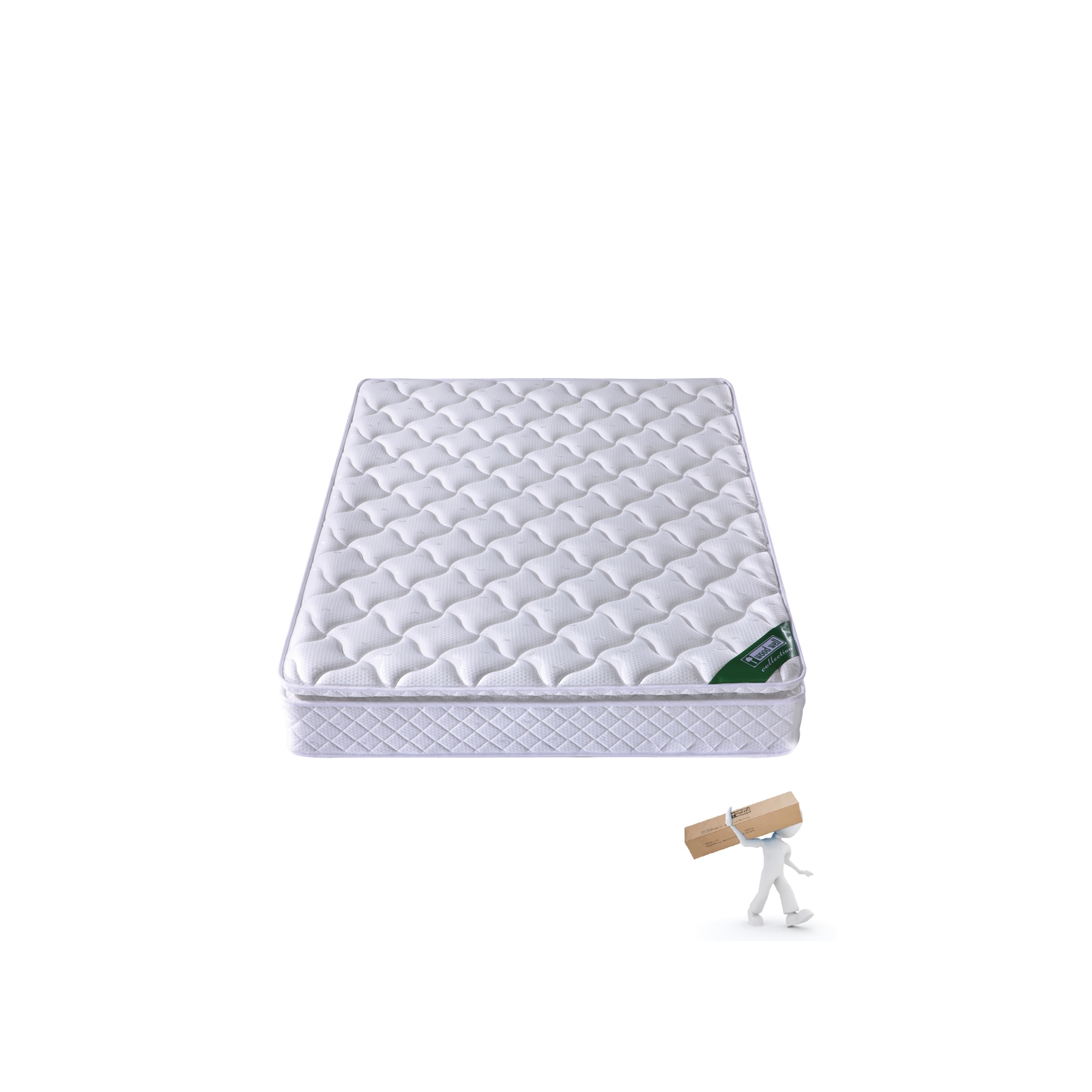 ΣΤΡΩΜΑ Pocket Spring Roll Pack με Ανώστρωμα Memory Foam 2