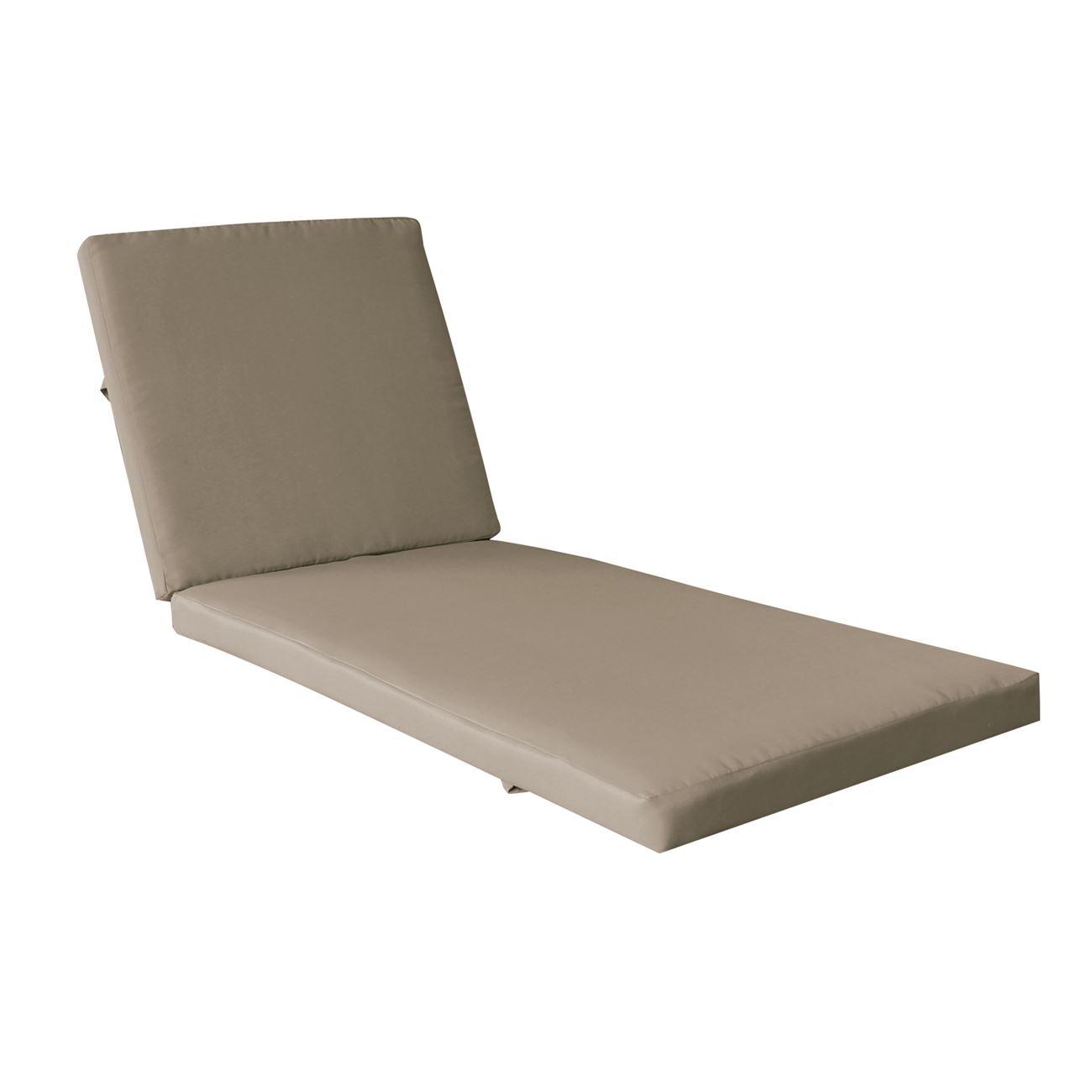 Μαξιλάρι Ξαπλώστρας Ύφασμα Cappuccino Water Repellent με Φερμουάρ - Velcro 2