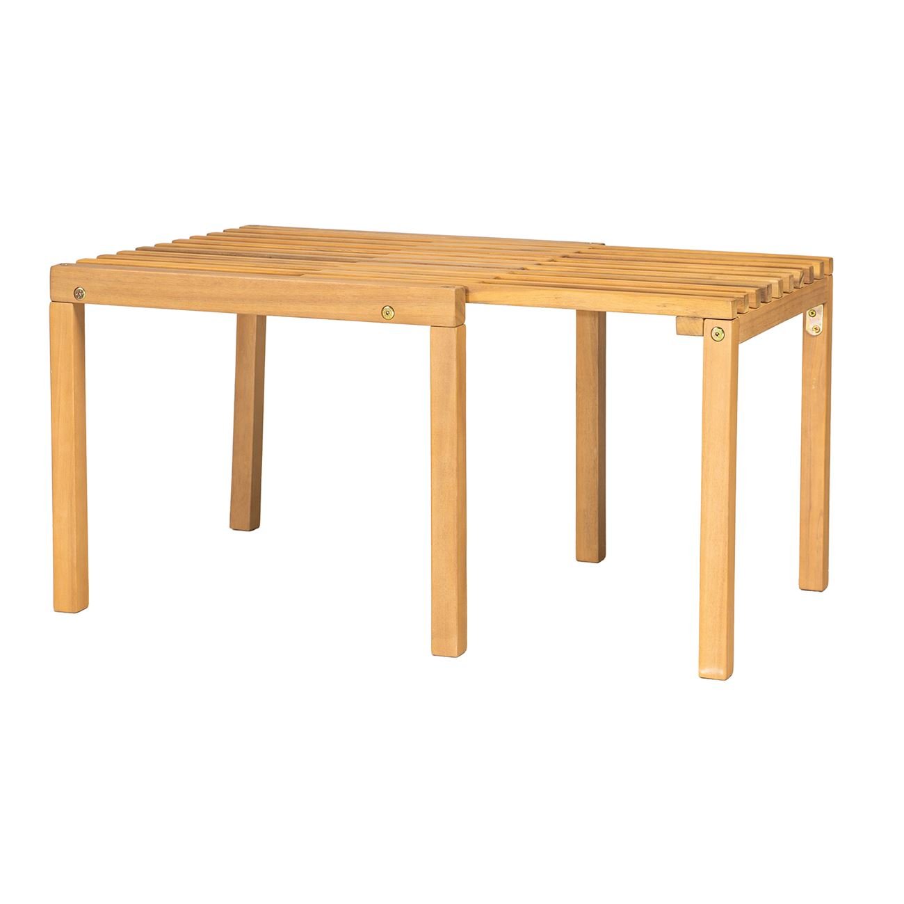 Τραπεζάκι Βοηθητικό Βεράντας-Κήπου, Επεκτεινόμενο Ακακία Φυσικό 2